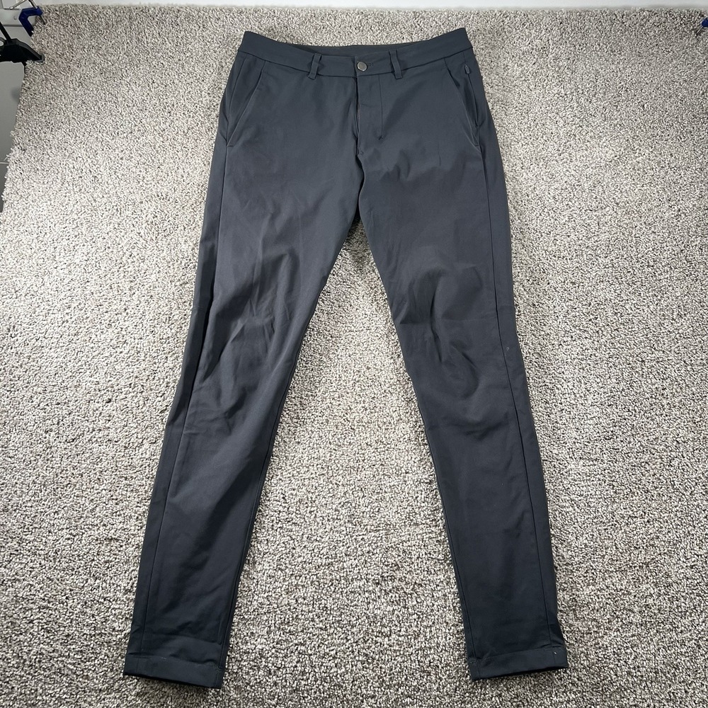 Lululemon ABC Pants Mens 30 Gray Preppy Chino‎ Classiccore Performance Casual